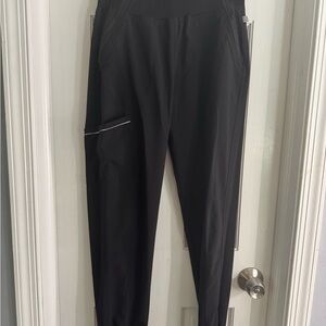 Women’s Cherokee Infinity Black 5-Pocket Tapered Jogger Cargo Scrub Pants